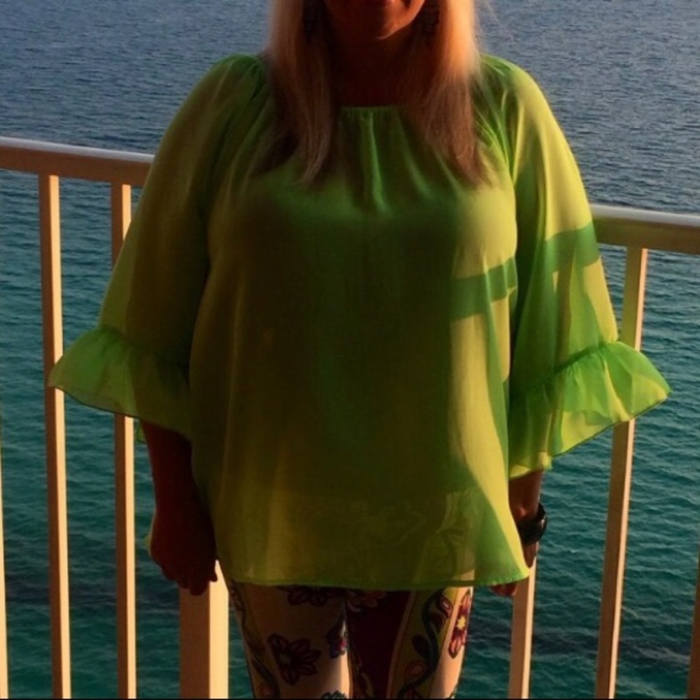 COPY - Lime Green Shift Top!